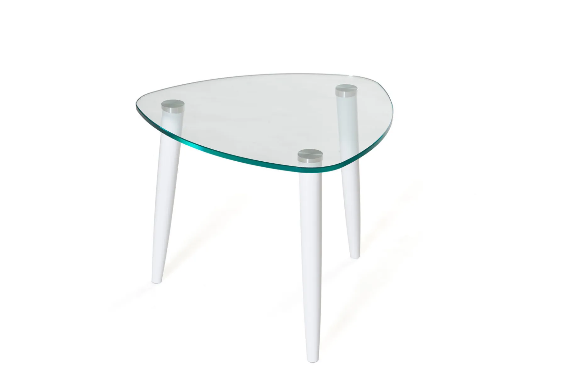 CLEAR Soffbord Vitlack 55x55 cm