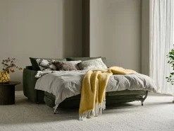 DARLING Bäddsoffa 3-sits BM160cm tyg Sense 4156 forest BM160