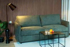 DARLING Bäddsoffa 3-sits BM160cm tyg Sense 4156 forest BM160