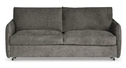 DARLING Bäddsoffa 3-sits BM160cm tyg Sense 4067 mörkgrå BM160