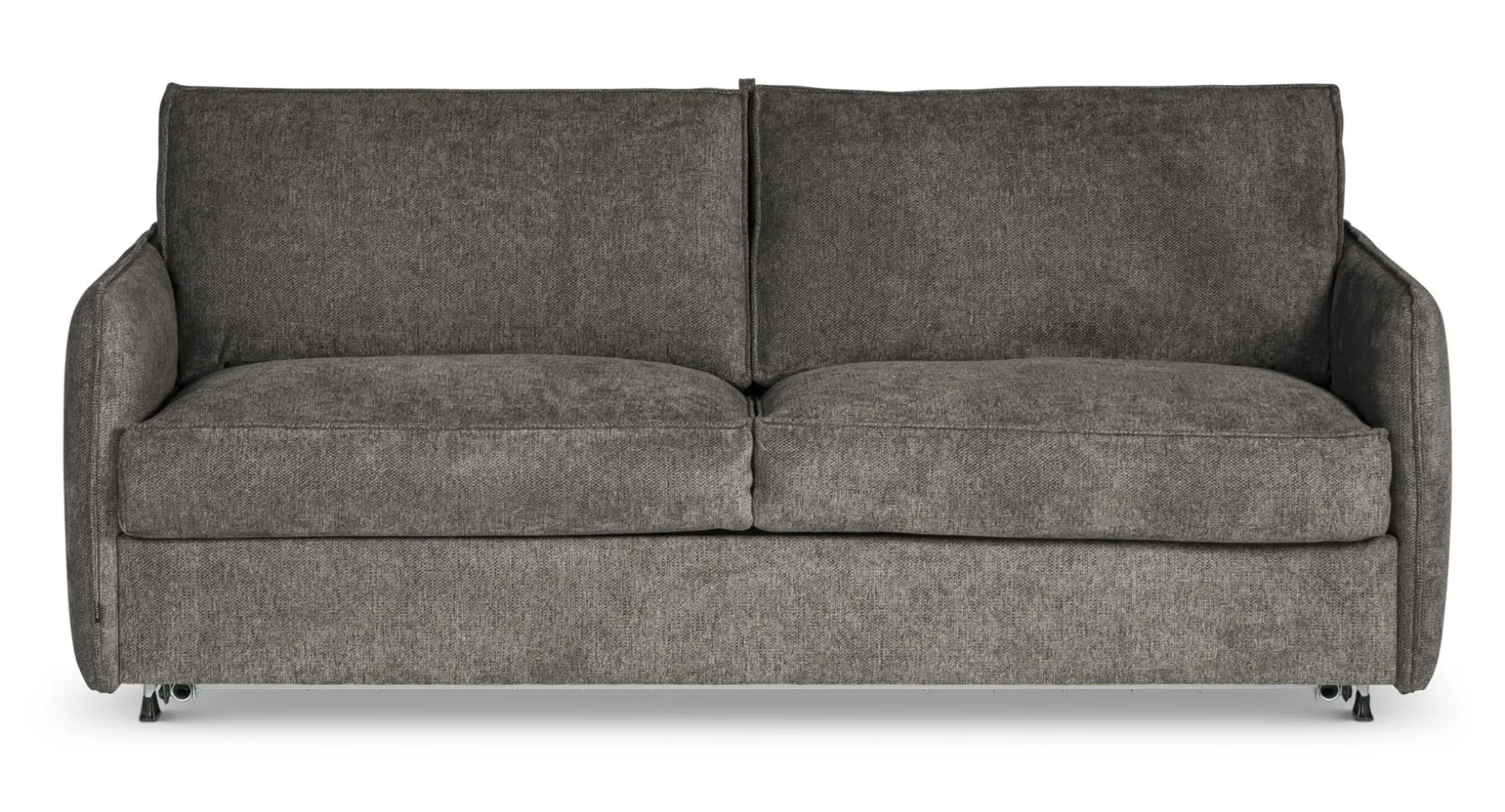 DARLING Bäddsoffa 3-sits BM160cm tyg Sense 4067 mörkgrå BM160