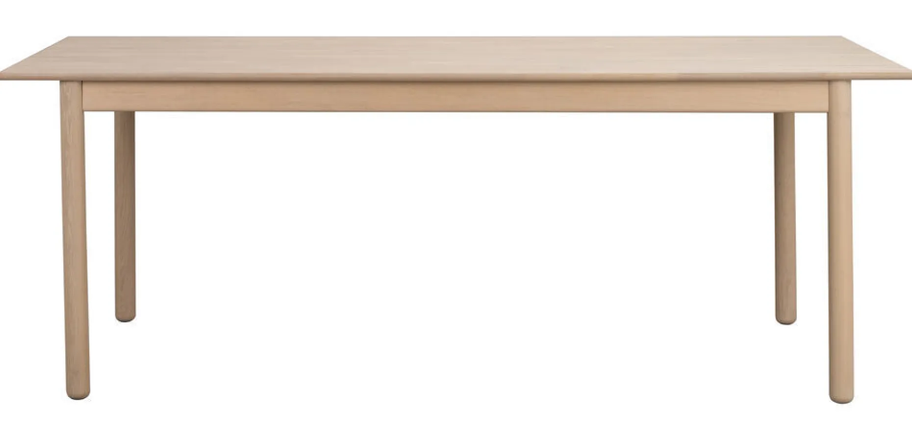 DERRYMORE Matbord 205 vitpigmenterad ek