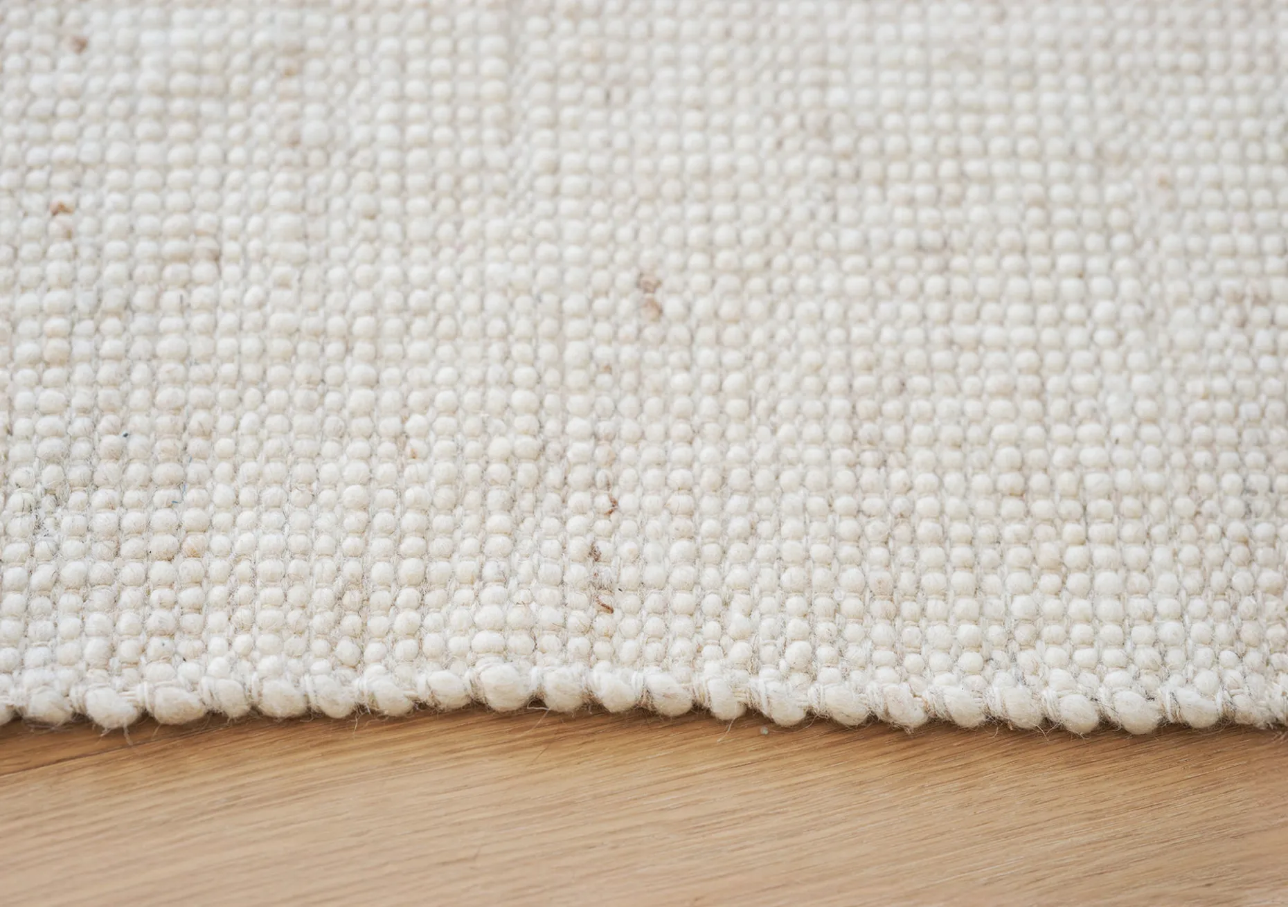DONEGAL matta 240x340 ljusbeige ull