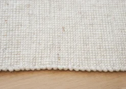 DONEGAL matta 200x290 ljusbeige ull