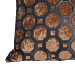 DOUGLAS Kuddfodral brun/svart 40x60cm 100% polyester 30 grader
