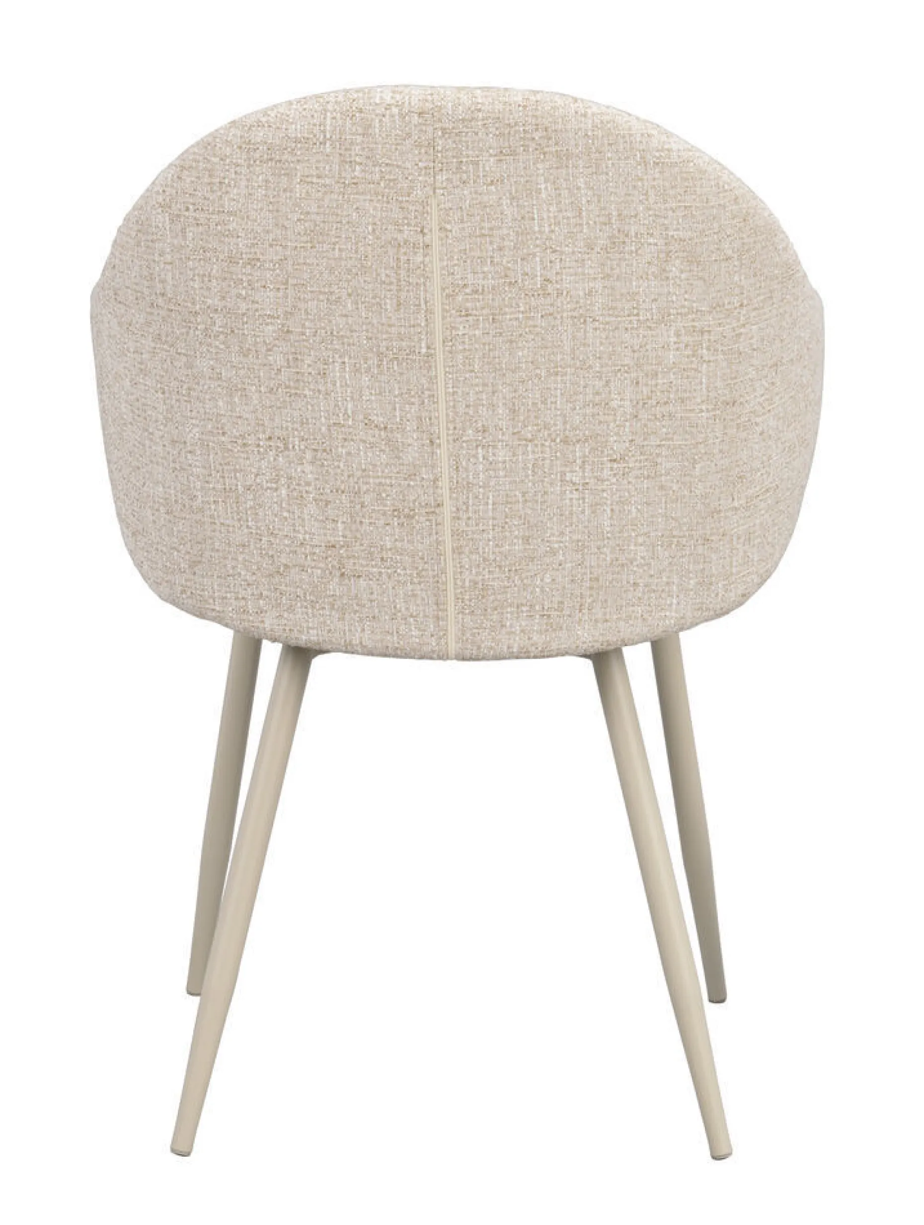 DRAKE Karmstol ljusbeige tyg/beige metallben