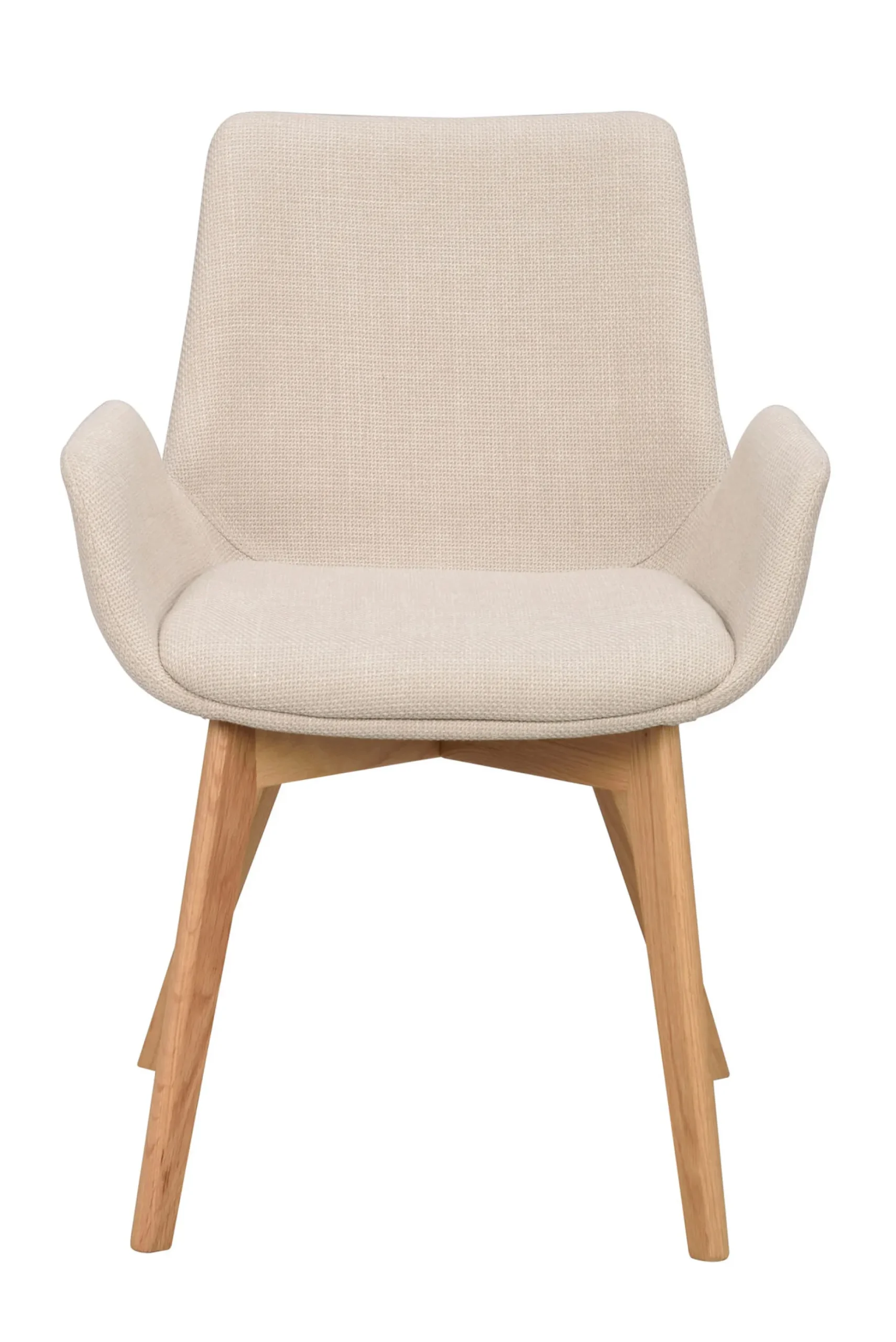 DRIMSDALE karmstol beige tyg/ekben