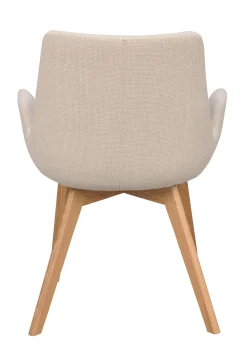 DRIMSDALE karmstol beige tyg/ekben