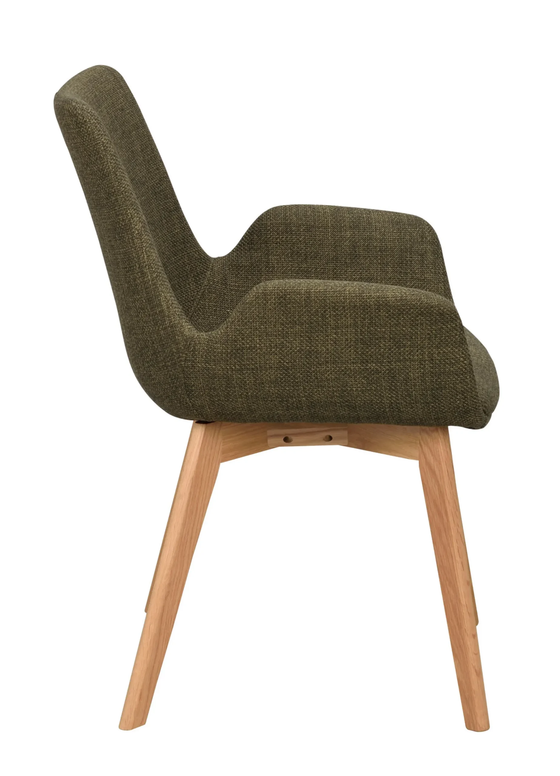 DRIMSDALE karmstol grönt tyg/ekben