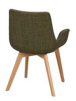 DRIMSDALE karmstol grönt tyg/ekben