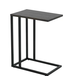 DUDOS Sidobord 30x47 cm brunbetsad lackad ekfaner