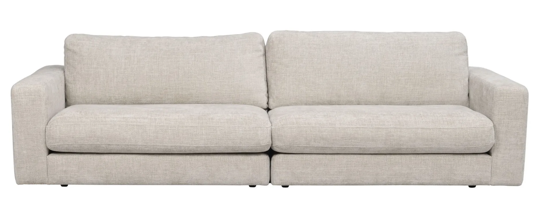 DUNCAN 3-sits soffa ljusgrått tyg (k3)