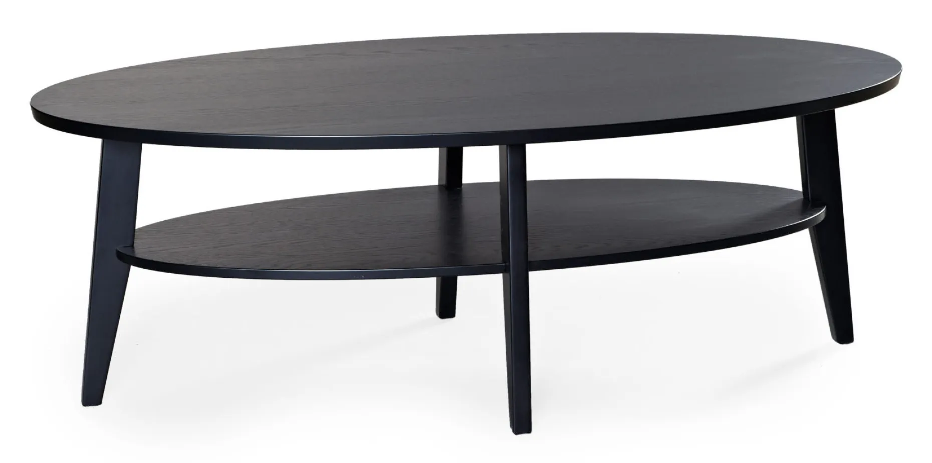 EAGLE soffbord 140x70 H 50 cm svartbetsad ek