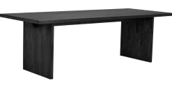 EMMETT Matbord 240 svartlackad ask