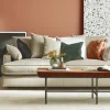 ESTELLE Chill 2,5-sits soffa kuvertryggkuddar tyg Meda silver 72 / svarta ben