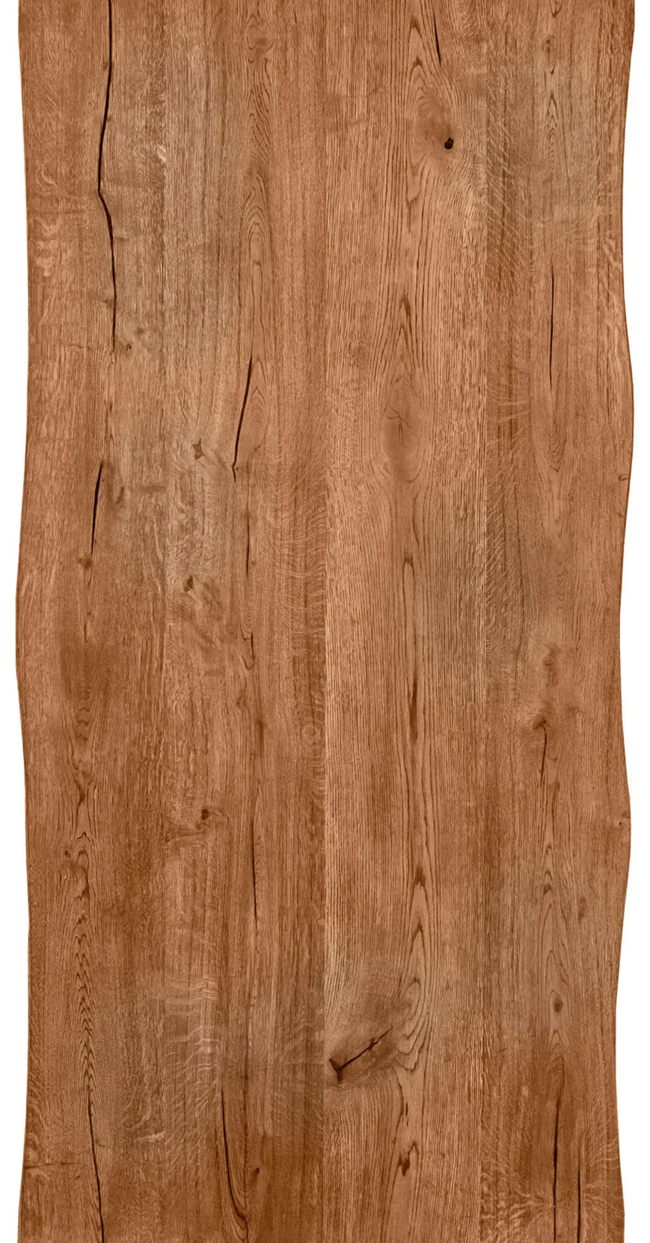 EXXET matbord 210 cm oljad ek, svart U-ben