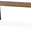 EXXET matbord 210 cm oljad ek, svart utställda ben