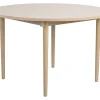 FAIRMOUNT Matbord runt Ø120 beige HPL/vitpigmenterad ek