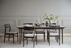 FAIRMOUNT Matbord 220x95 beige HPL/brun ek