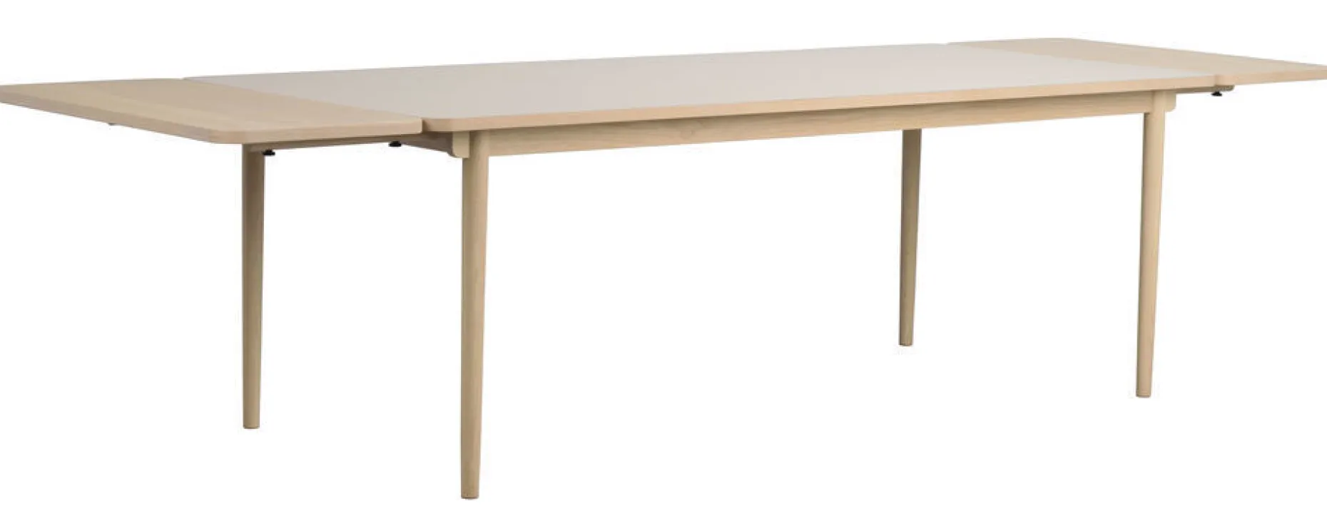 FAIRMOUNT Matbord 220x95 beige HPL/vitpigmenterad ek
