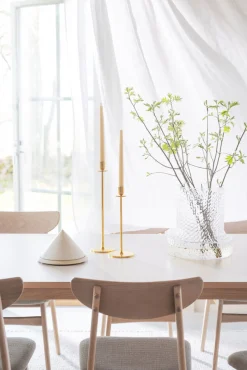 FAIRMOUNT Matbord 220x95 beige HPL/vitpigmenterad ek