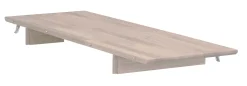 FILIPPA Iläggsskiva 40x105 till ovalt matbord vitpigment ek