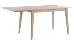 FILIPPA Matbord klaff 120+45 vitpigmenterad ek