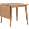 FILIPPA Matbord 80+45x80 h74 ek massiv