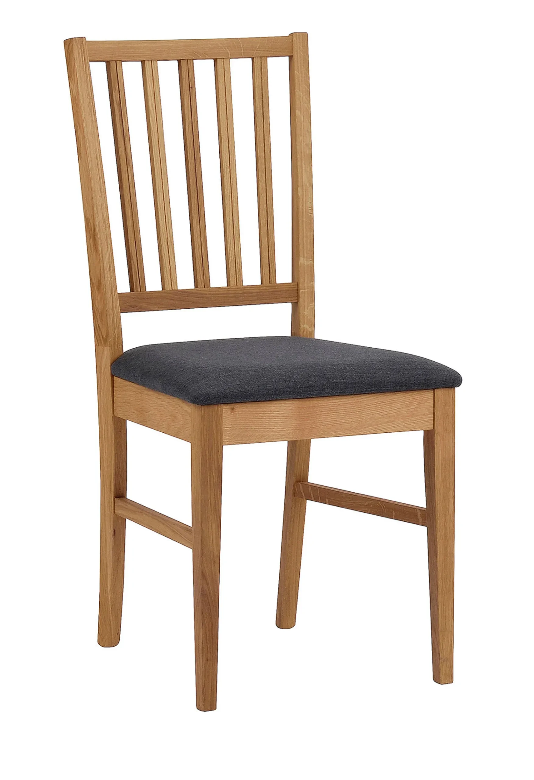 FILIPPA Stol ek grått tyg