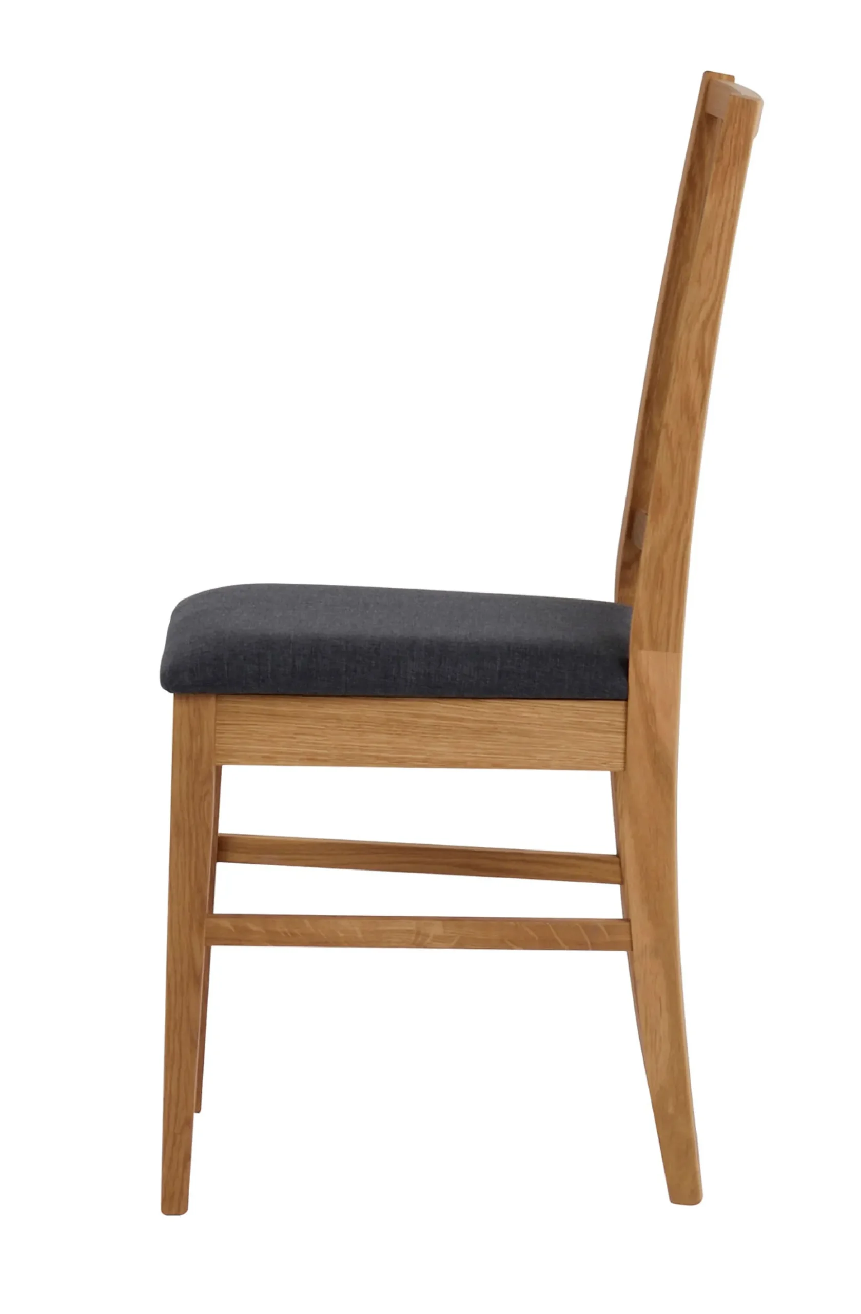 FILIPPA Stol ek grått tyg