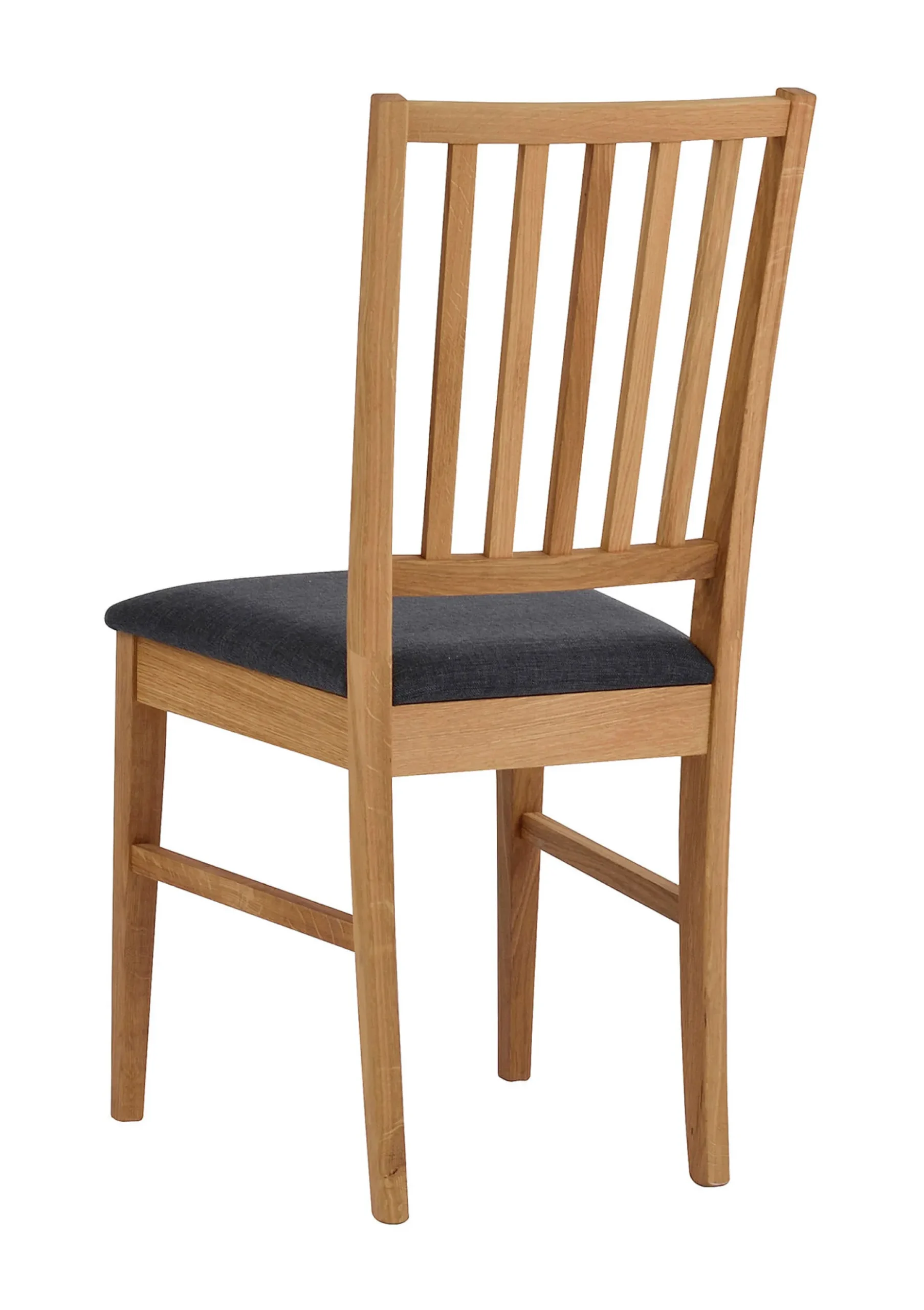 FILIPPA Stol ek grått tyg