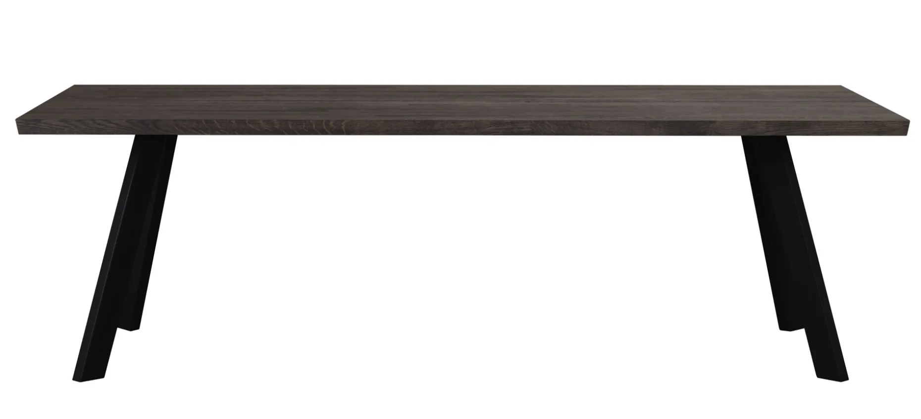 FRED matbord 240 mörkbrun ek/svart
