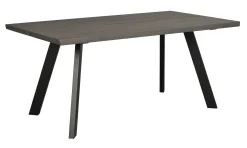 FRED matbord 170 mörkbrun ek/svart