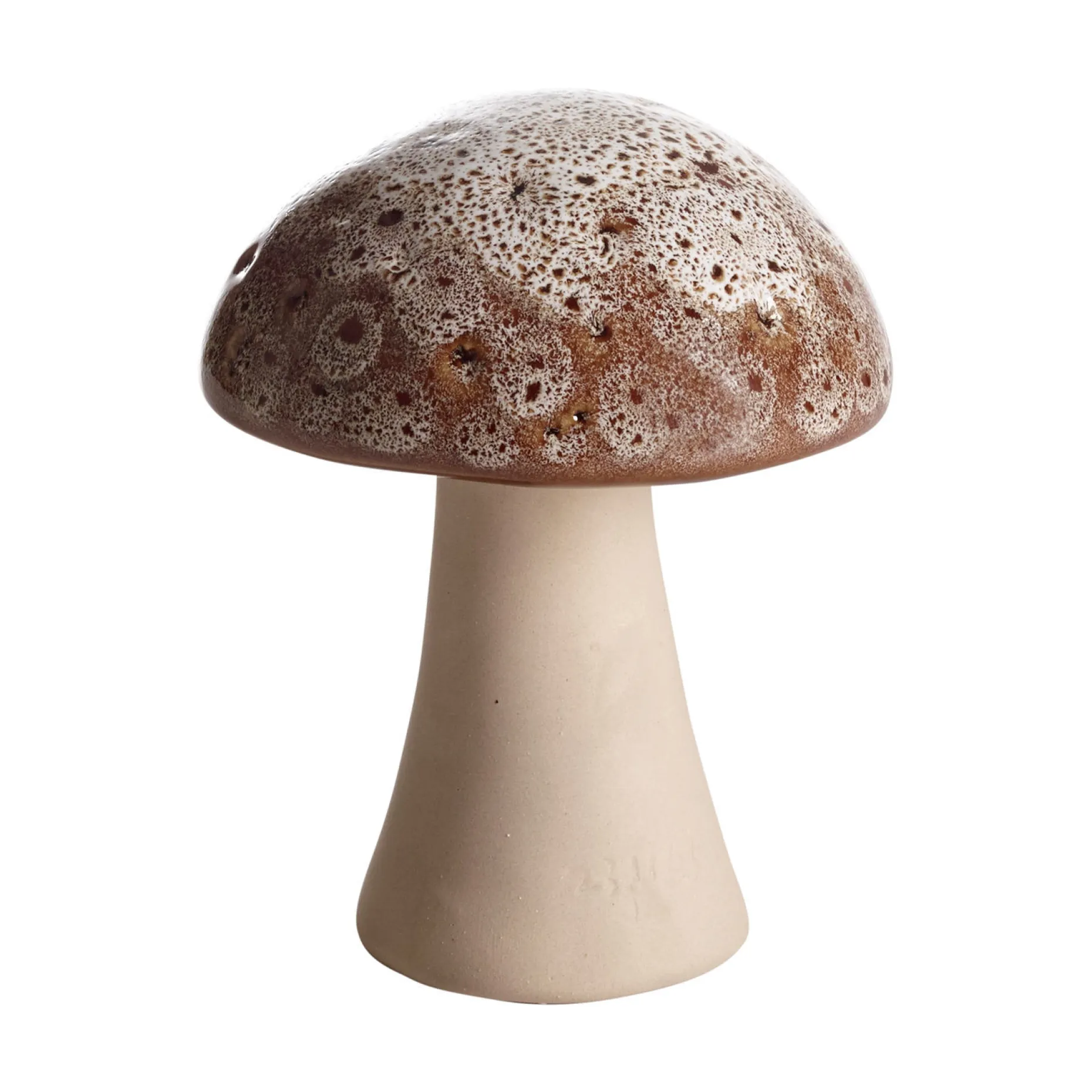 FUNGUS Dekoration liten beige 10X10X13 cm