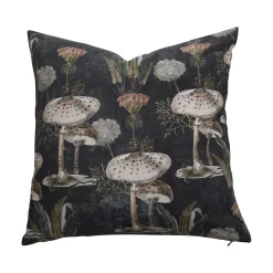 FUNGUS Kuddfodral svart 50 x 50 cm