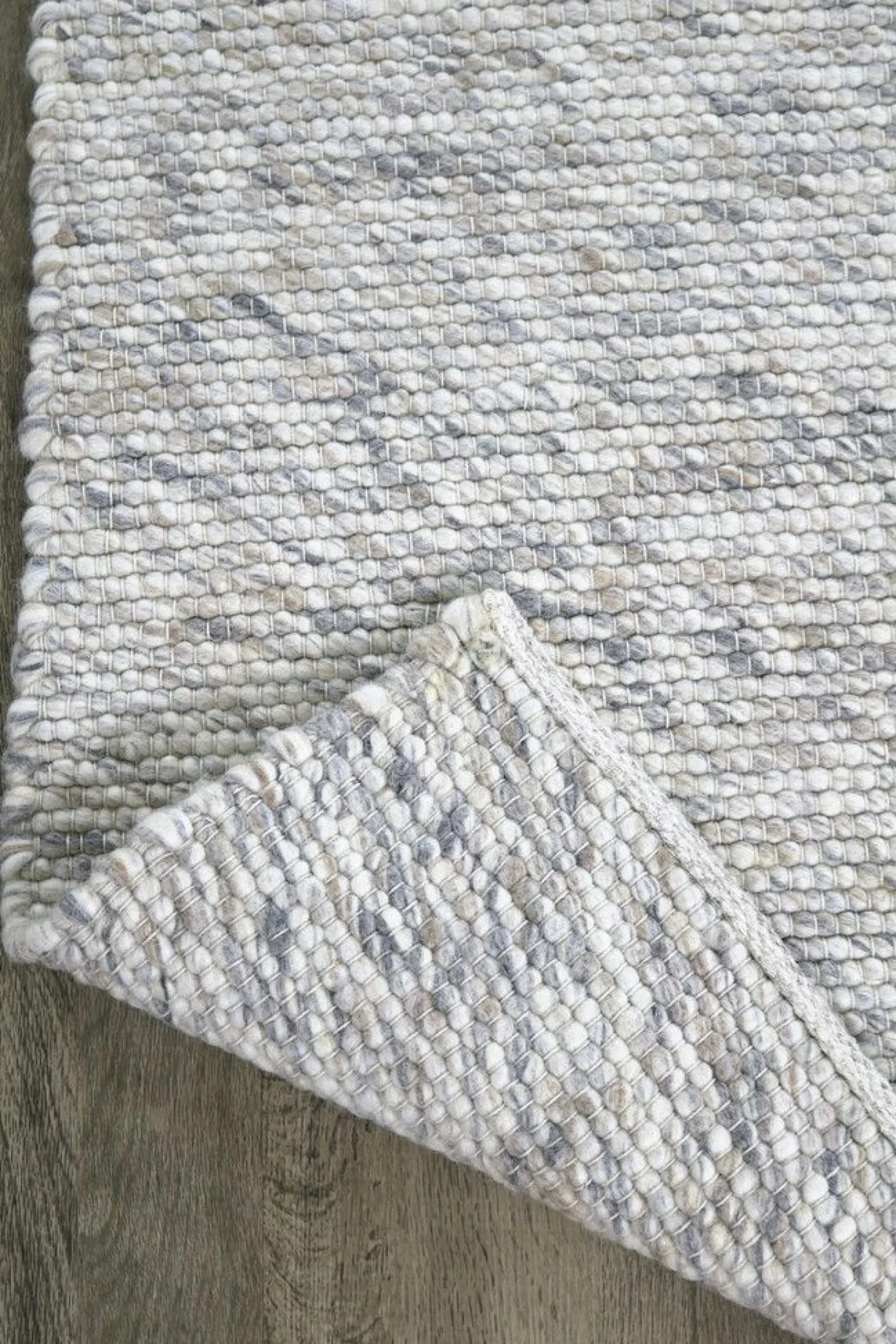 GOTLAND Handtuftad matta 33, natur 140/200