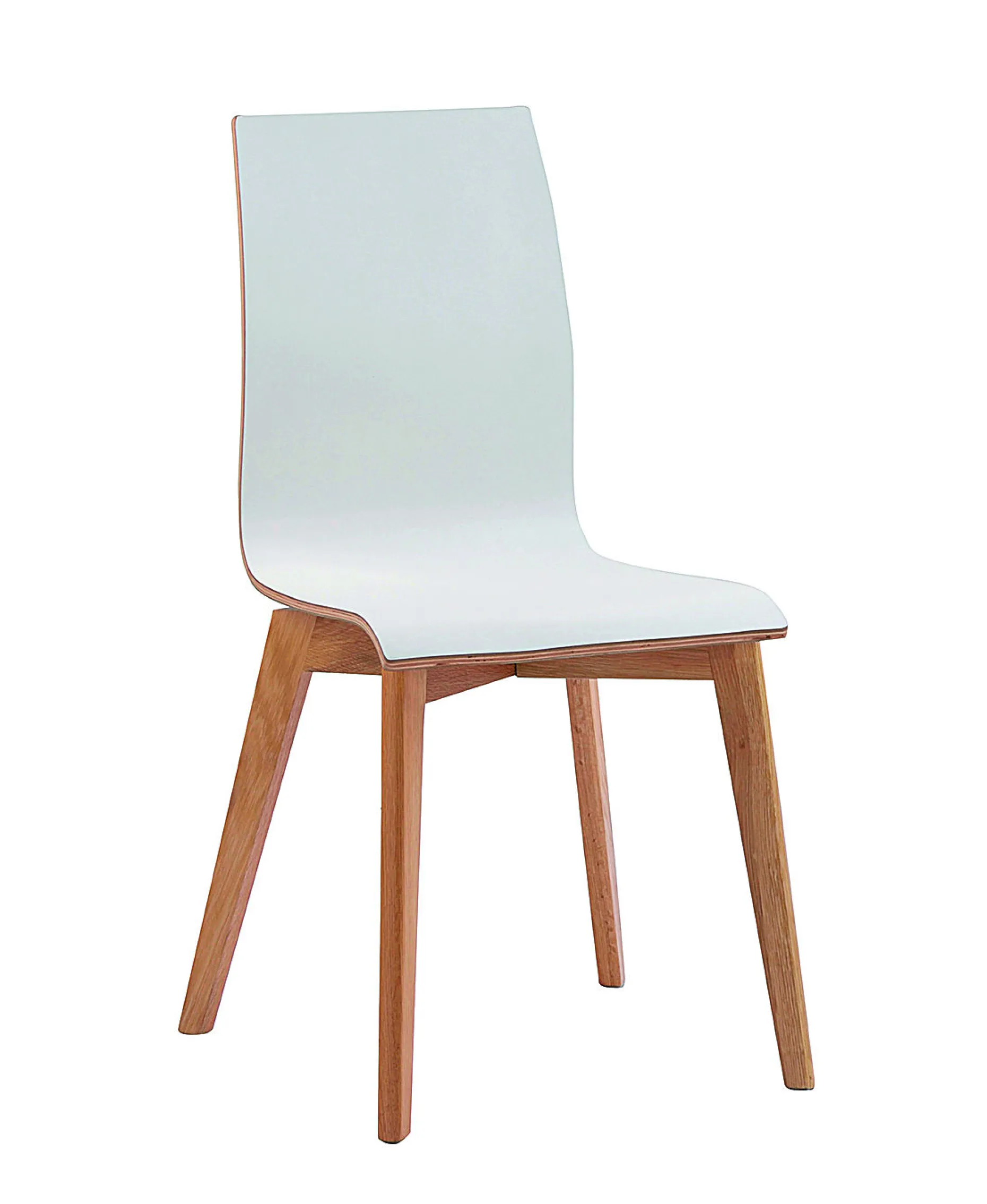 GRACY stol vit laminat/ek