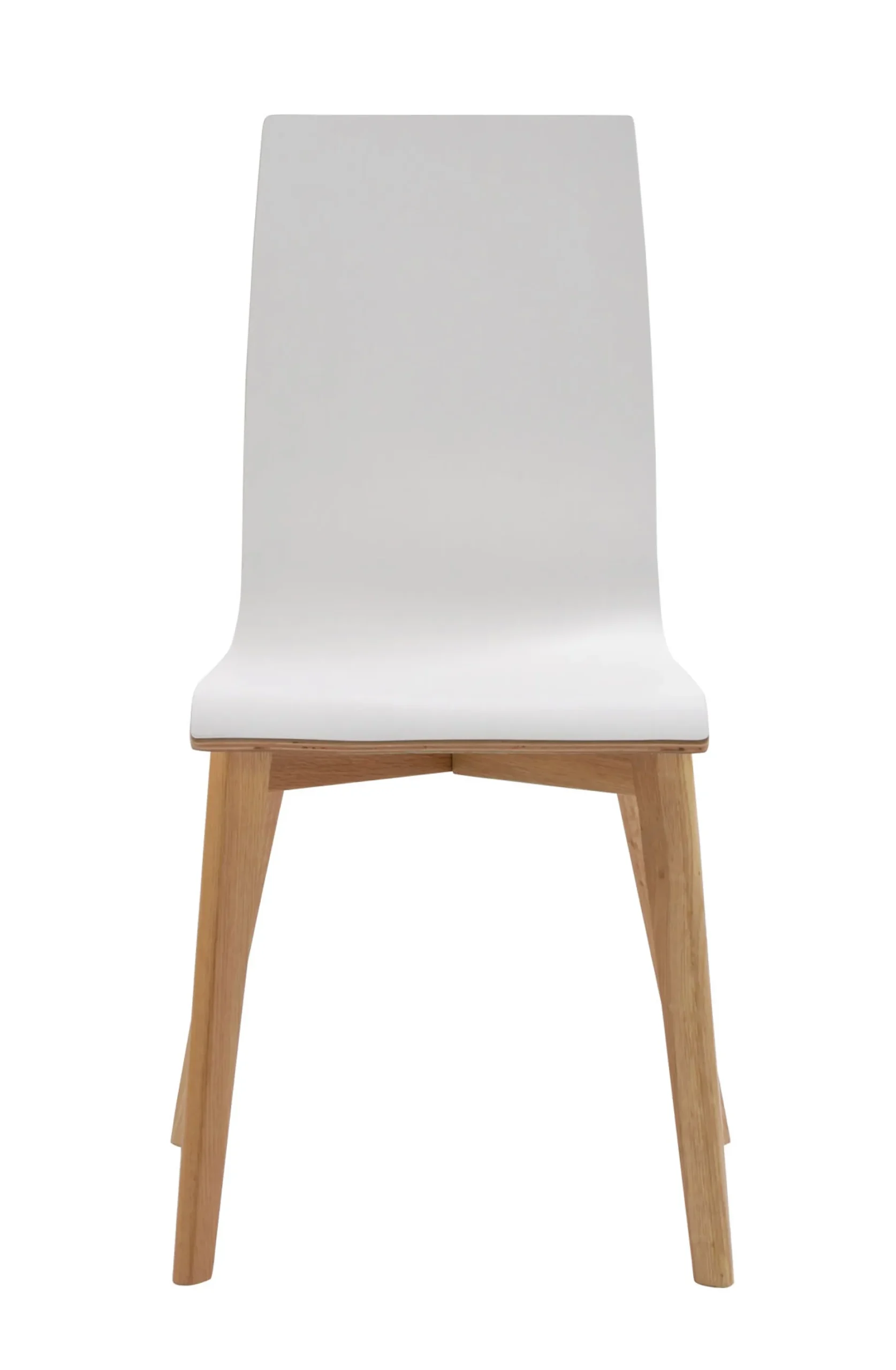 GRACY stol vit laminat/ek