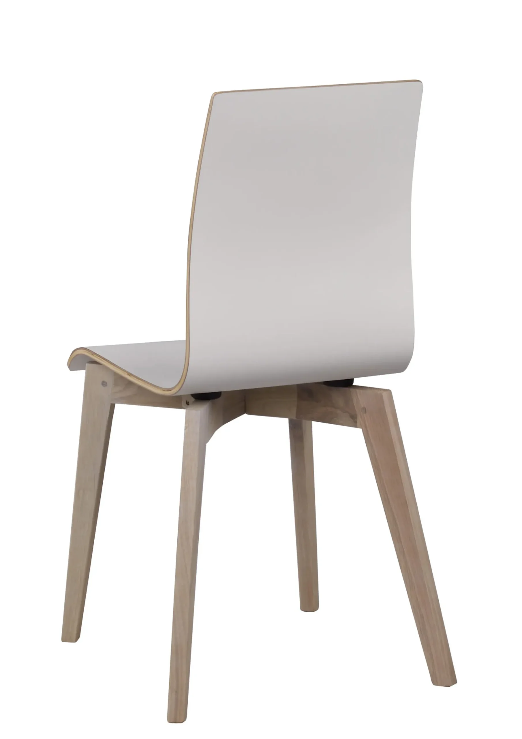 GRACY stol vit laminat/whitewash ek