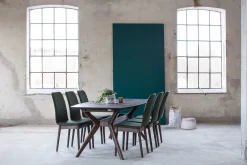 HAMPTON matbord 210x100 cm smoked ek