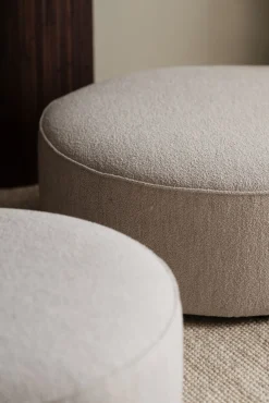 JOPLIN Sittpuff Ø70 ljusbeige tyg Alice #01 (k4)
