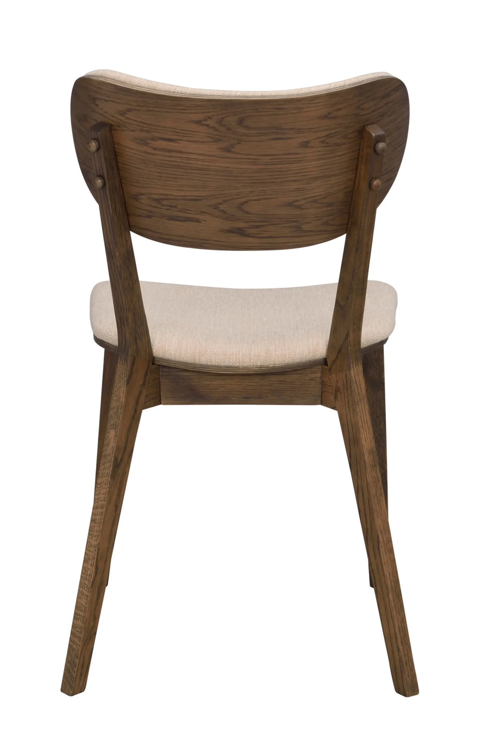 KATO stol brun ek/beige tyg