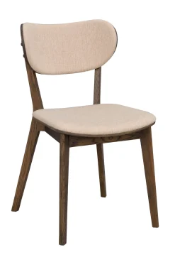 KATO stol brun ek/beige tyg