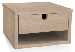 KLINTE Sängbord vägghängt ek
