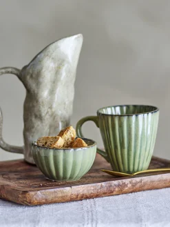 LATINA Mugg, Grön, Stengods, D8,5xH8,5 cm