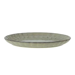 LATINA Tallrik, Grön, Stengods, D27xH2 cm