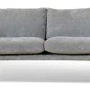 LAURI 3-sits svängd tyg Glam 06, vitoljade ek ben