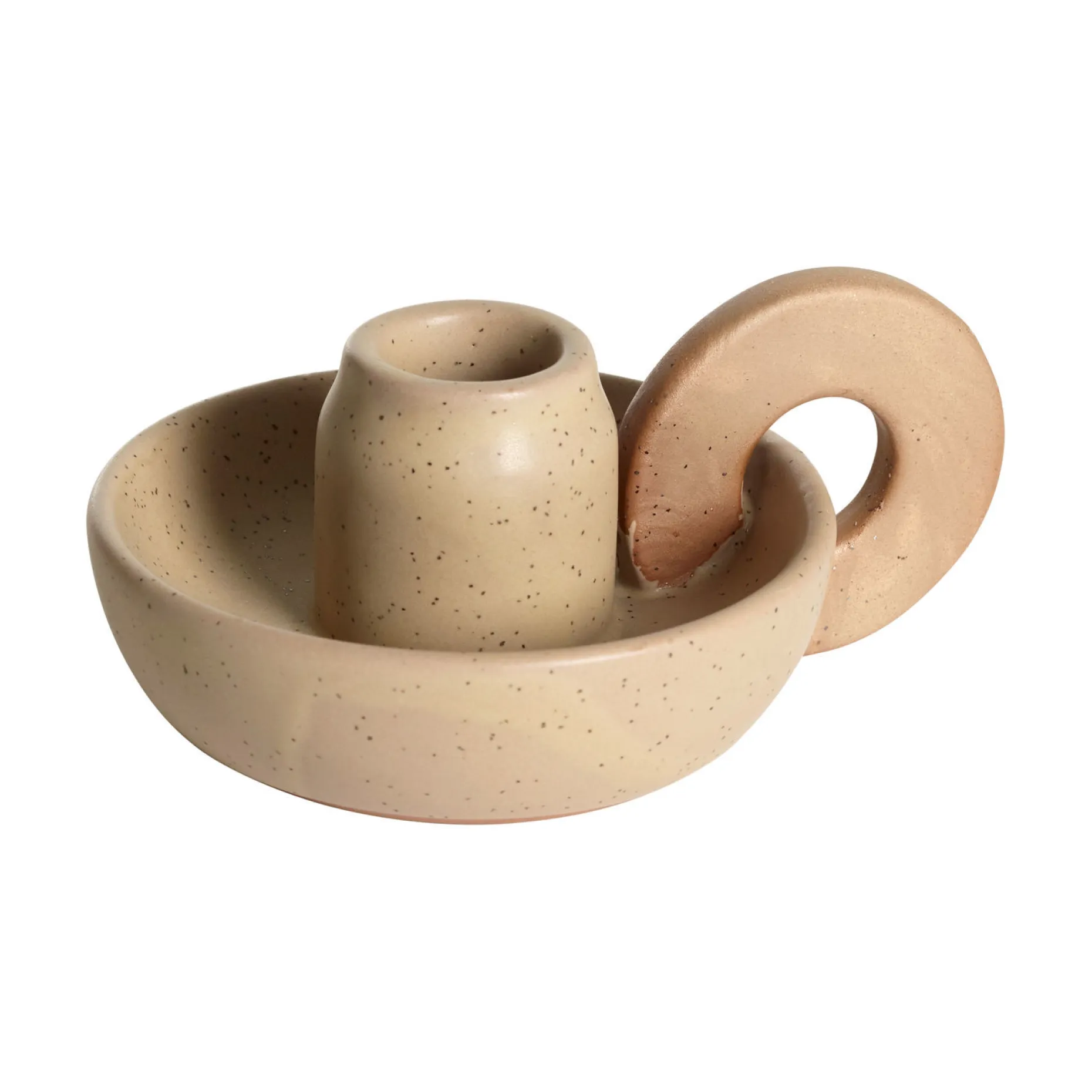 LOTTIS Ljusstake beige 13 x 10 x 6 cm