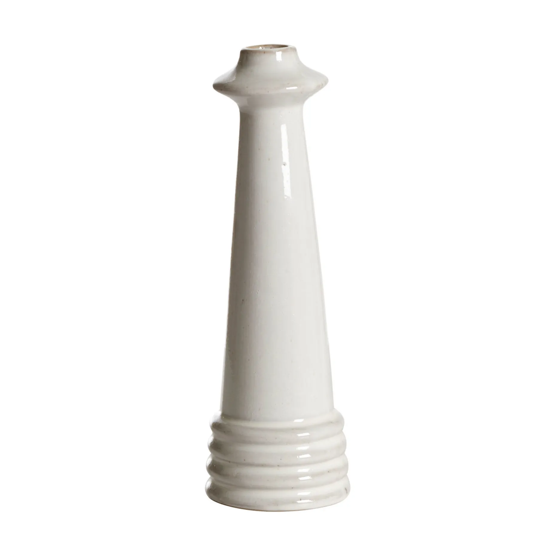 MALIN Ljusstake mellan creme 8 x 8 x 25 cm