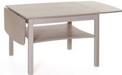 MARATHON klaffbord 80x80 h55 (135x80 ) vitpigm ek